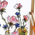 tutorial desen acrilice