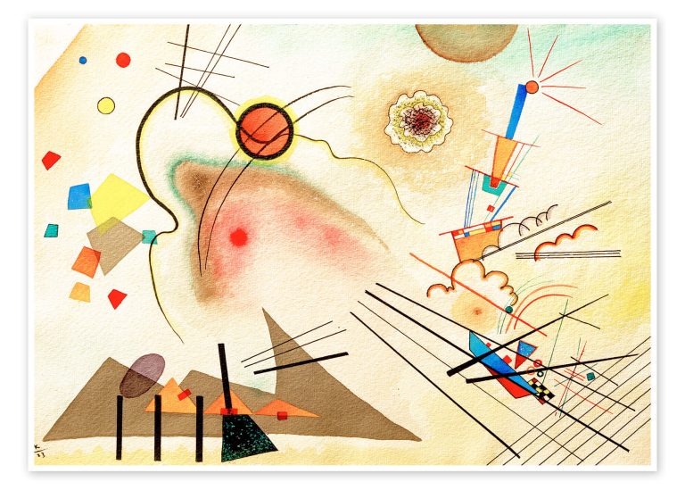 pictura abstracta acuarele