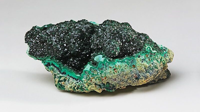 istoric despre culoarea verde, malachit