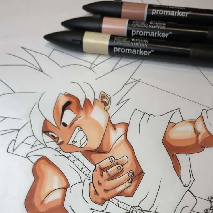 Marker cu alcool Promarker pentru desenul manga