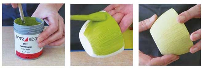 Aplicarea glazurii ceramice Botz
