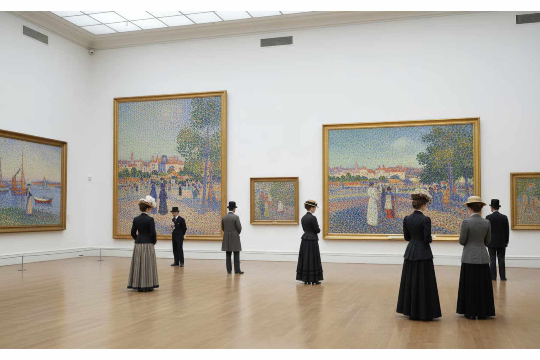 Pointilismul: ghid despre tehnica desenului din puncte - de la Georges Seurat la Paul Signac