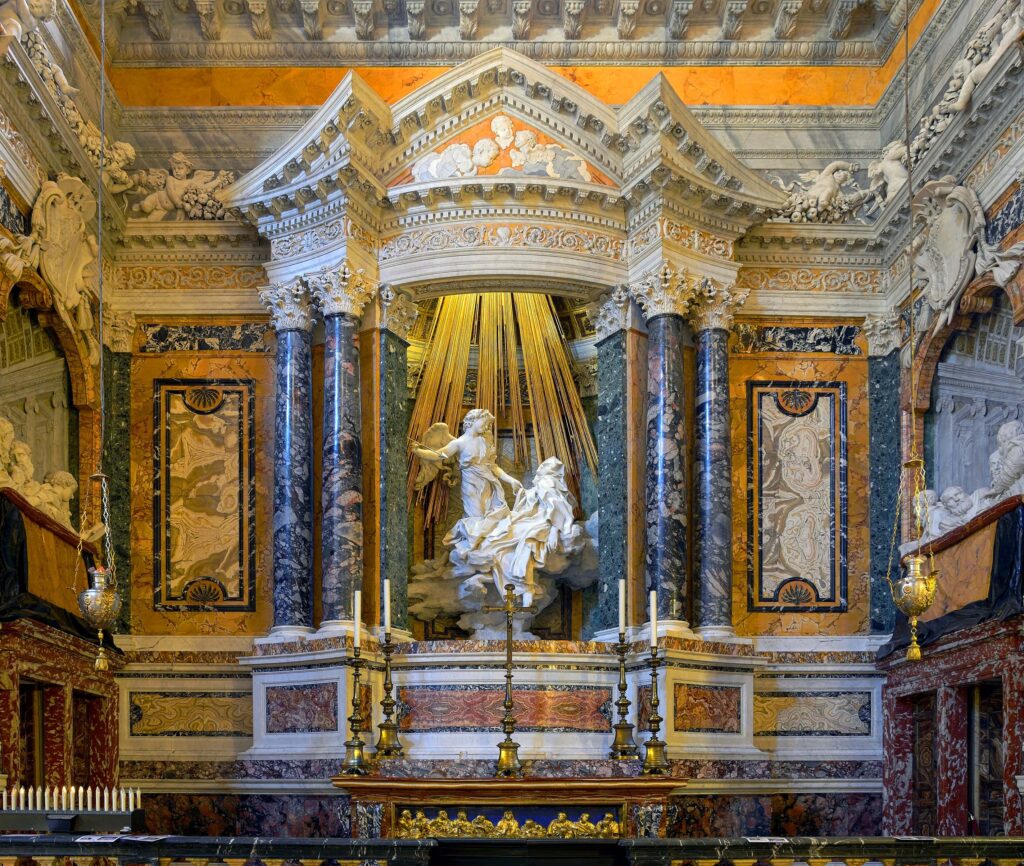 Extazul Sfintei Tereza - Gian Lorenzo Nernini, Santa Maria della Vittoria, Roma