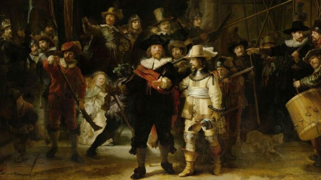 Pictură barocă: Rondul de noapte (1942) - Rembrandt van Rijn