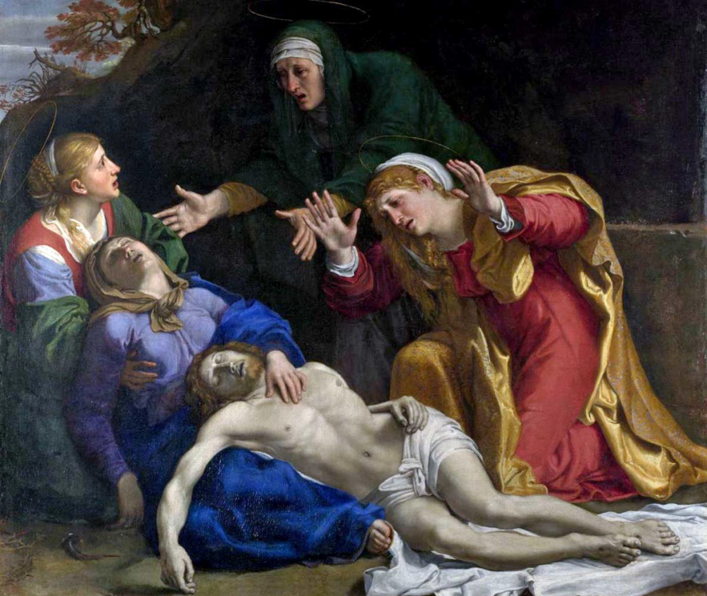 Barocul – momentul în care arta cucerește simțurile Punerea în mormânt (1603–1604) - Michelangelo Merisi da Caravaggio