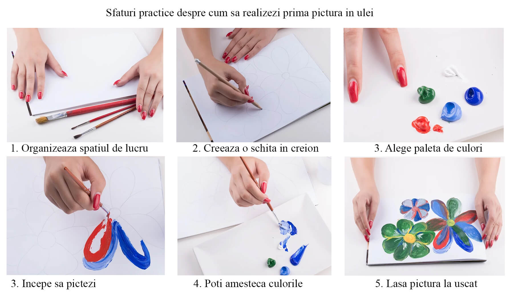tutorial pictura in ulei